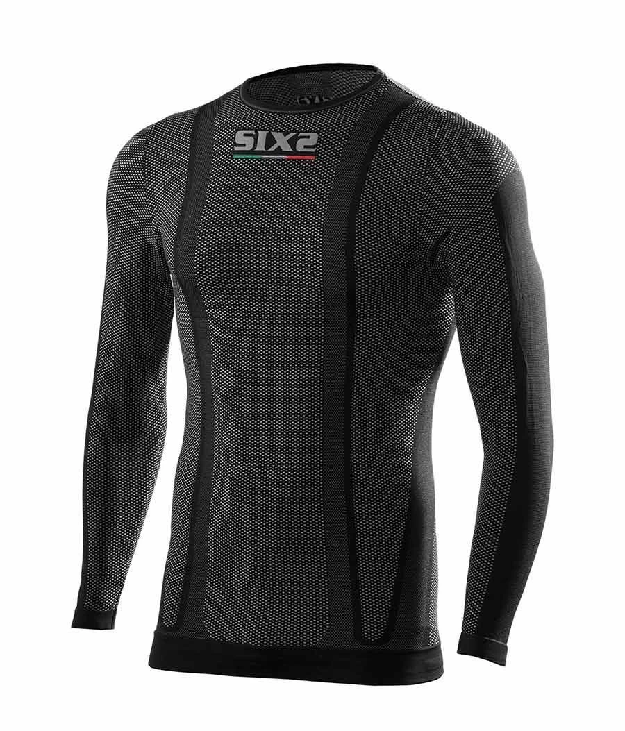 Maglia Intima A Girocollo Sixs Carbon Nero 3 Maglia Intima A Girocollo Sixs Carbon Nero