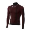 SIXS Maglia Intima A Collo Alto Lupetto Carbon Rosso Scuro -Negozio Di Attrezzature Per Biciclette ts3 dark red sixs lupetto maglia termica rosso