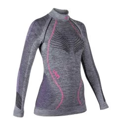 UYN Maglia Intima Manica Lunga Lupetto Ambityon Donna Nero/viola