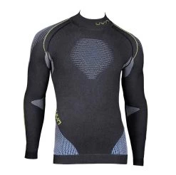UYN Maglia Intima Manica Lunga Lupetto Evolutyon Grigio/blu/giallo