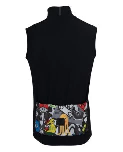 Pissei Gilet Antiacqua Vento Nero/reflex Cartoon -Negozio Di Attrezzature Per Biciclette ventovest gilet pissei 2020 cartoon vento 2
