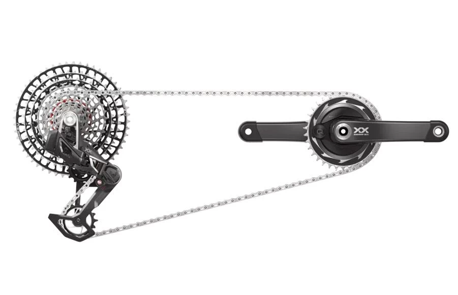 Gruppo Sram XX Sl T-type Quarq Eagle Axs 34t 175mm Dub Boost 12v. 10-52 3 Gruppo Sram XX Sl T-type Quarq Eagle Axs 34t 175mm Dub Boost 12v. 10-52